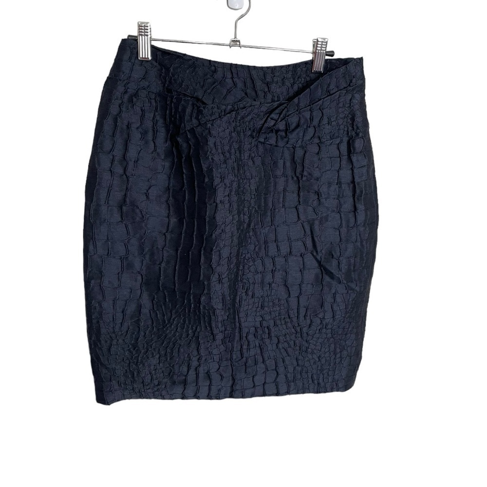 3.1 Phillip Lim Blue Textured Skirt 2